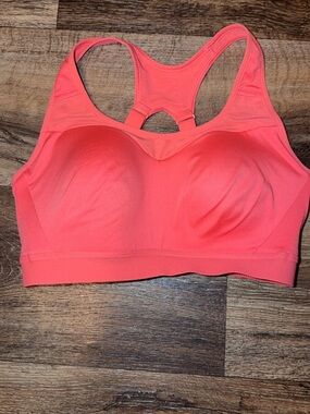 Gymshark Coral Pink Padded Racerback Sports Bra